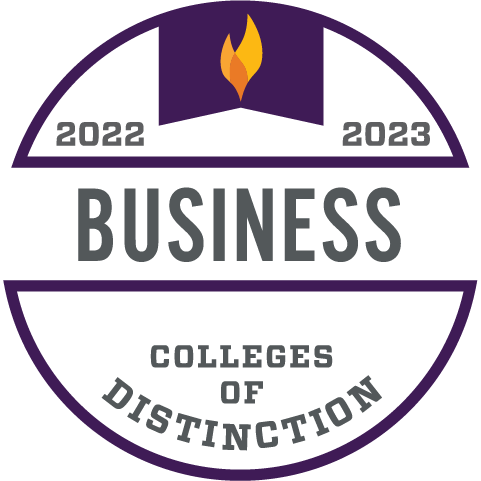 Best Colleges Business Colleges of Distinction 2022-2023 Badge - Lindenwood Online