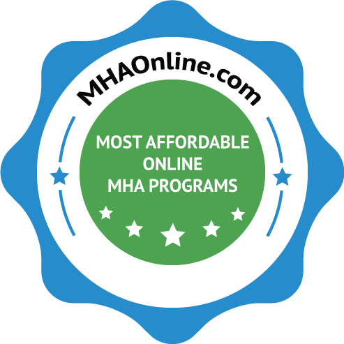 Most Affordable Online MHA Programs Badge from MHAOnline.com - Lindenwood Online