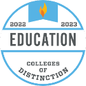 Best Colleges Education Colleges of Distinction 2022-2023 Badge - Lindenwood Online