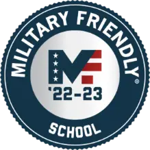 Military Friendly School 2022-2023 Badge - Lindenwood Online